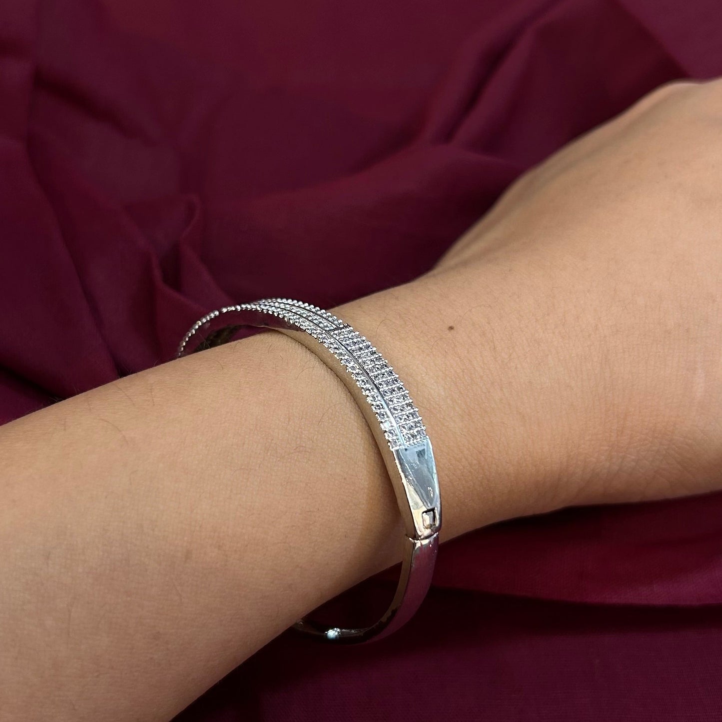 AD Premium Crystal Tennis Bracelet