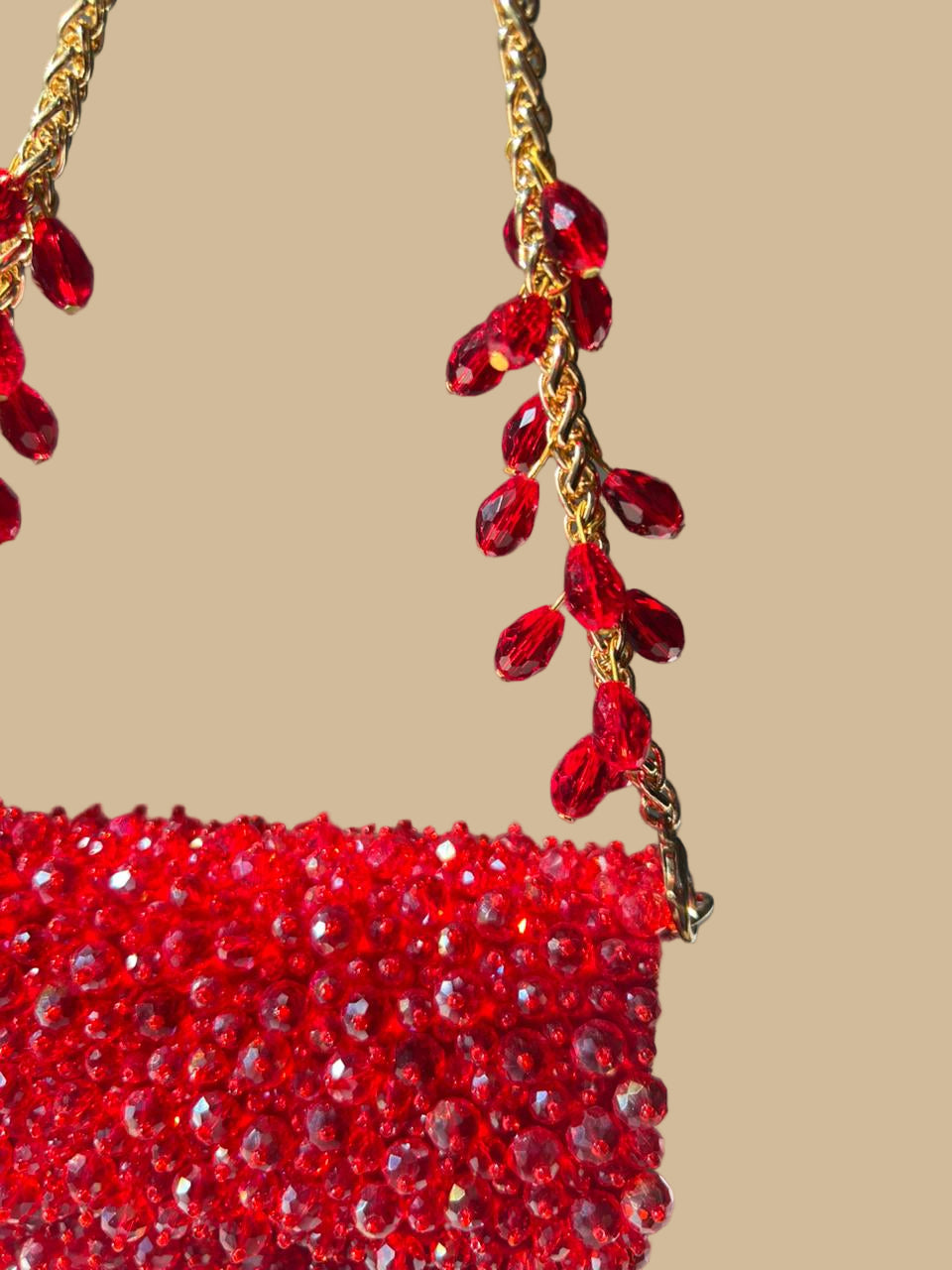 The Crimson Royale Clutch – Crafted for the Grand Indian Soirée